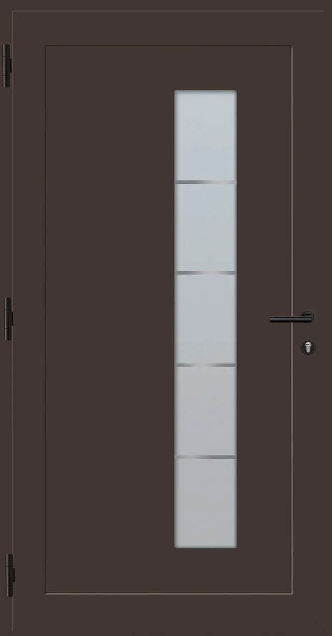 Aluminium-Haustür OptiDoor Exclusiv Blackline 38711E