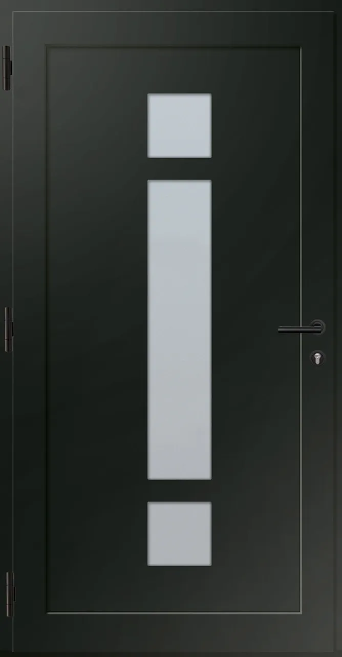 Aluminium-Haustür OptiDoor Power Blackline 38660P