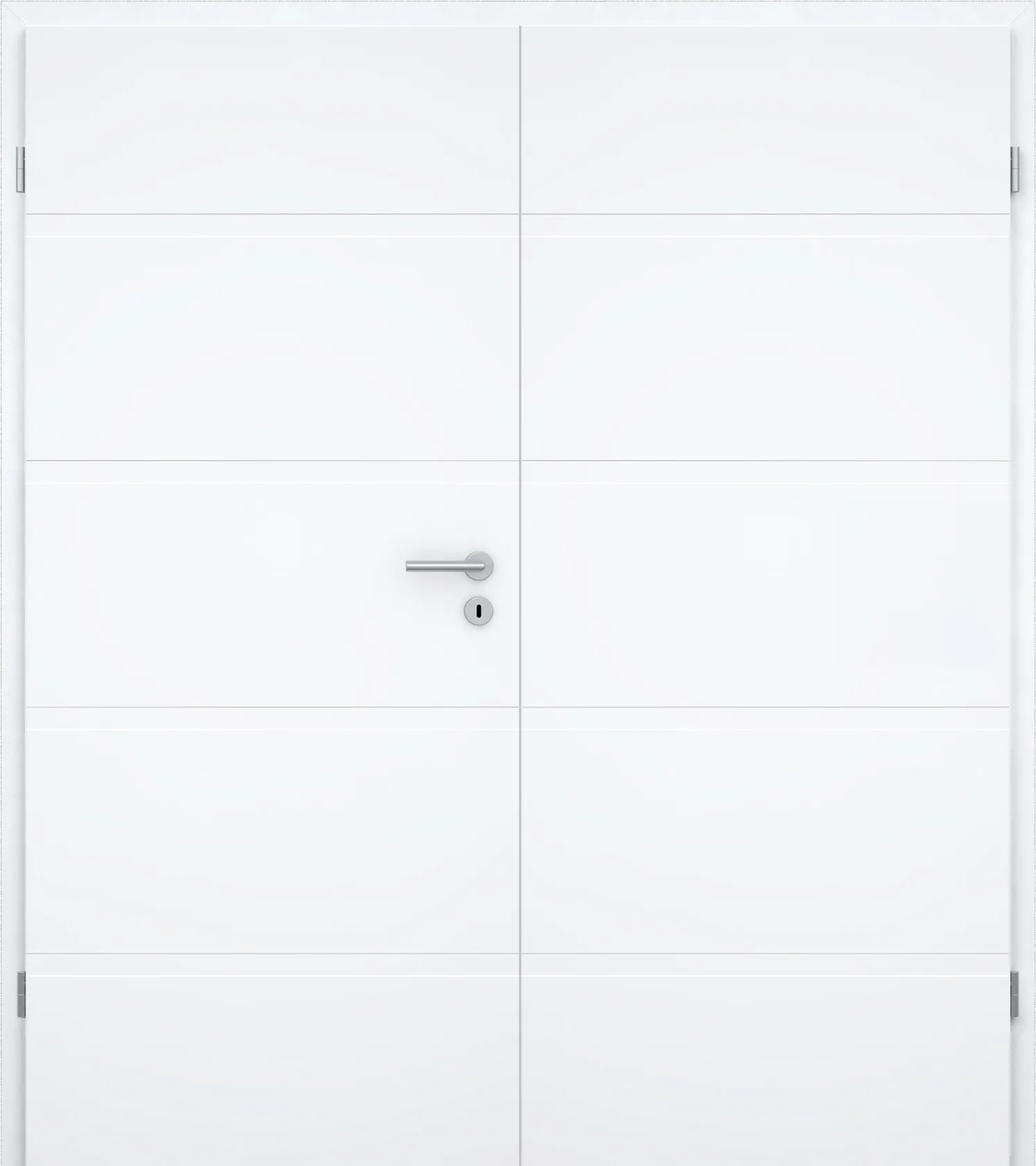 Doppelflügel-Design-Innentür Blanco Modus 5 Weißlack