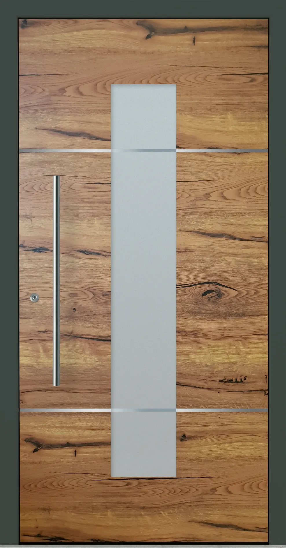 Aluminium-Haustür OptiDoor Design 32112D