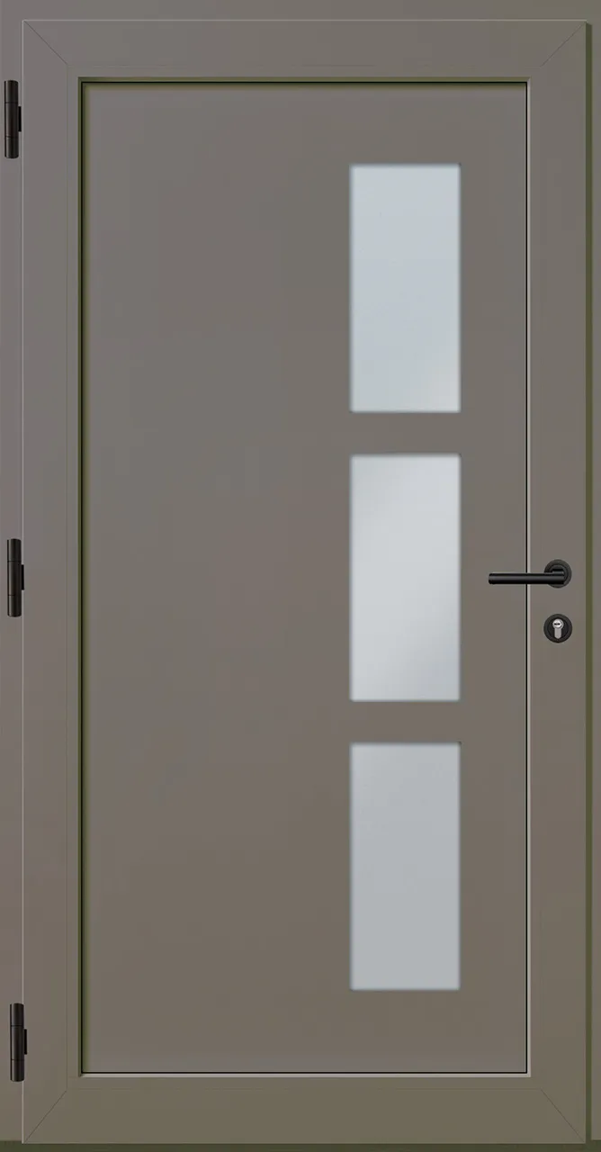 Aluminium-Haustür OptiDoor Power Blackline 38504P