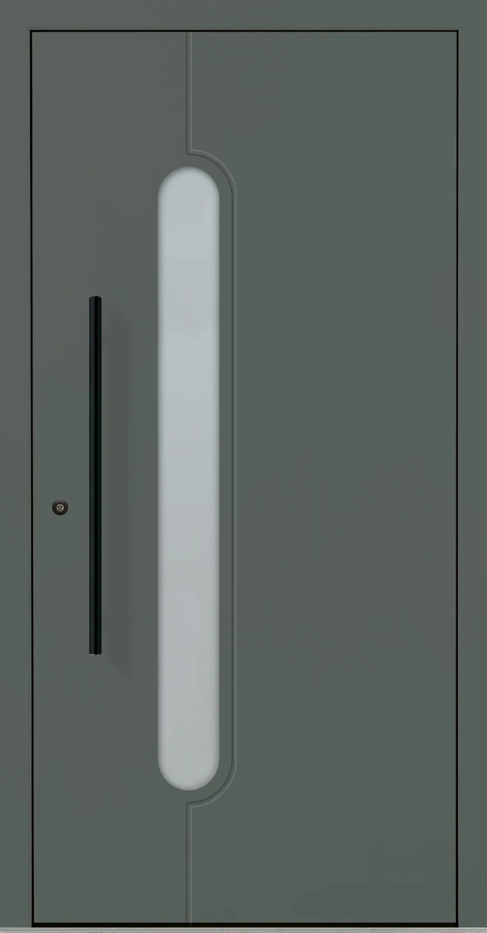 Aluminium-Haustür OptiDoor Blackline 32900D