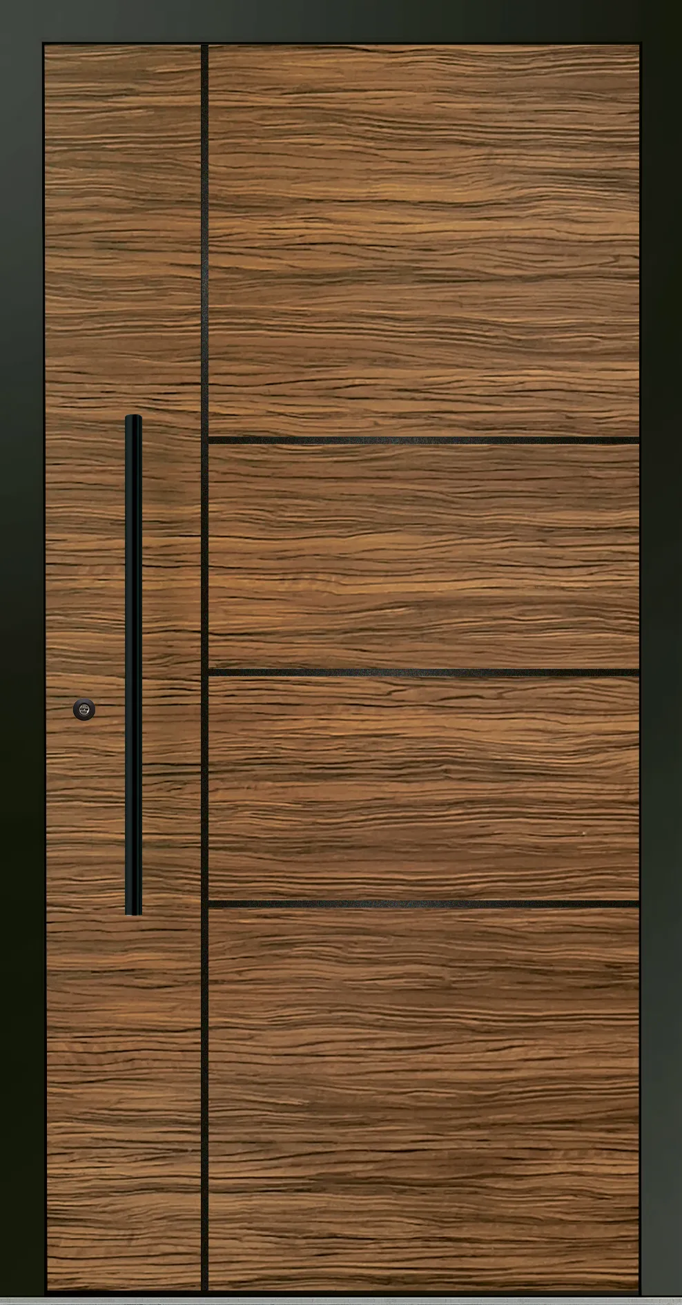 Aluminium-Haustür OptiDoor Blackline 30200D