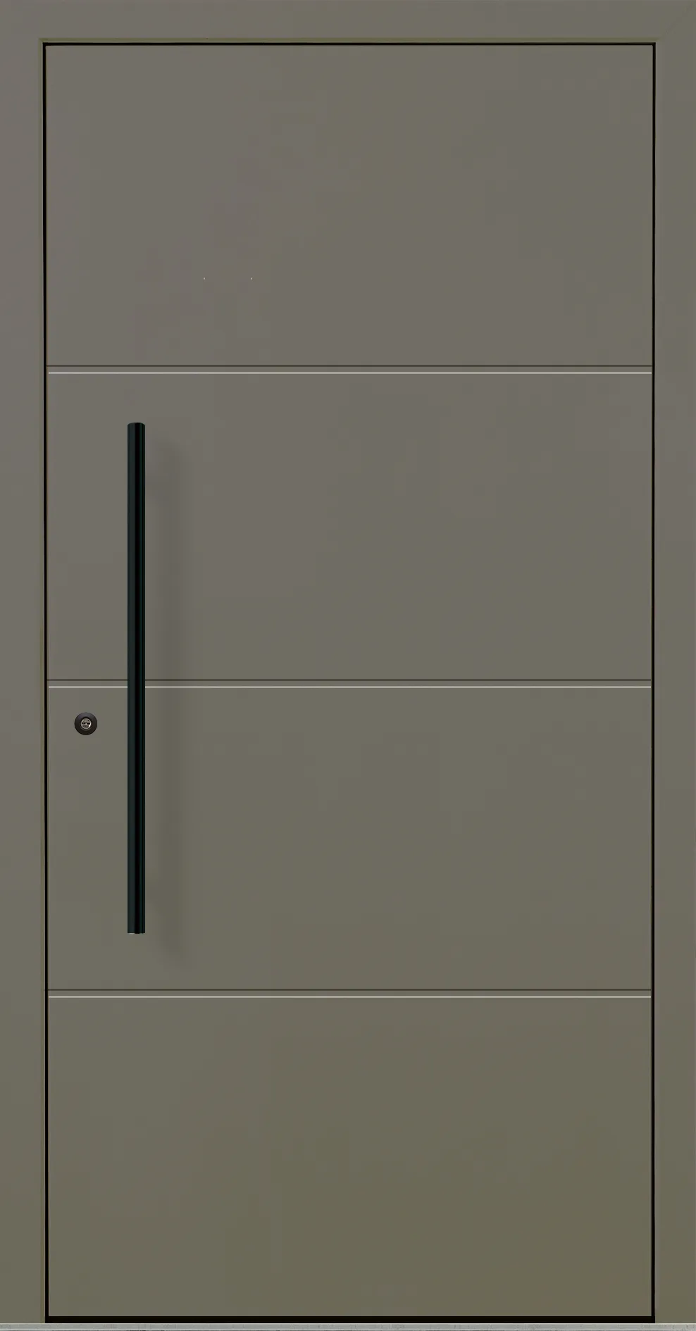 Aluminium-Haustür OptiDoor Blackline 30500D