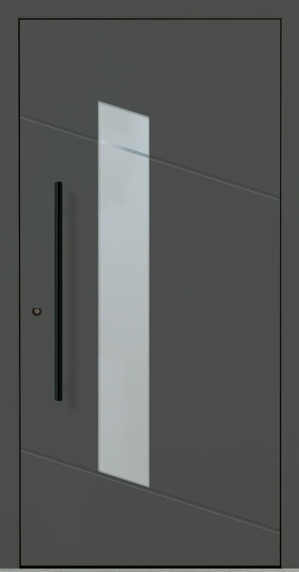 Aluminium-Haustür OptiDoor Blackline 32588D