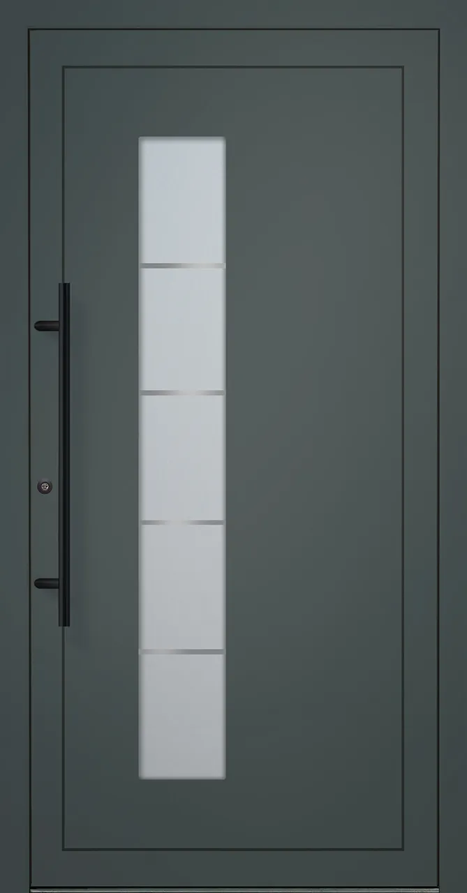 Aluminium-Haustür OptiDoor Power Blackline 38711P