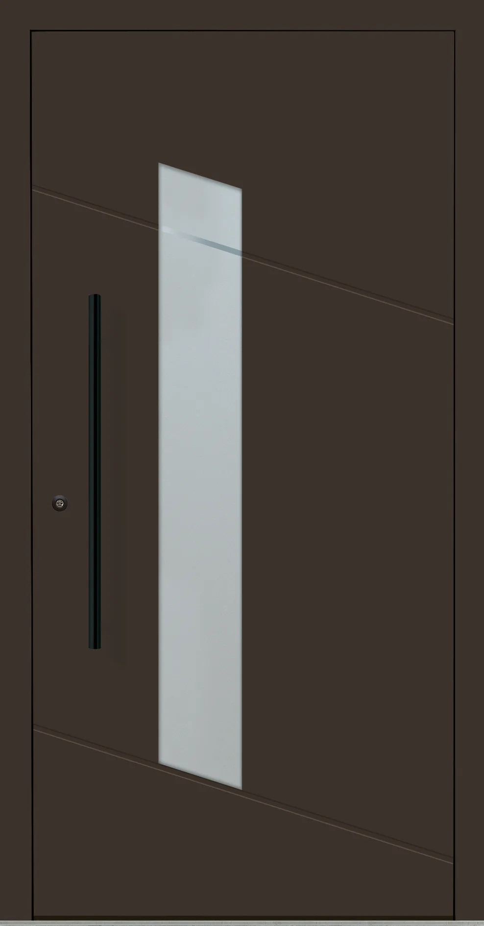 Aluminium-Haustür OptiDoor Blackline 32588D