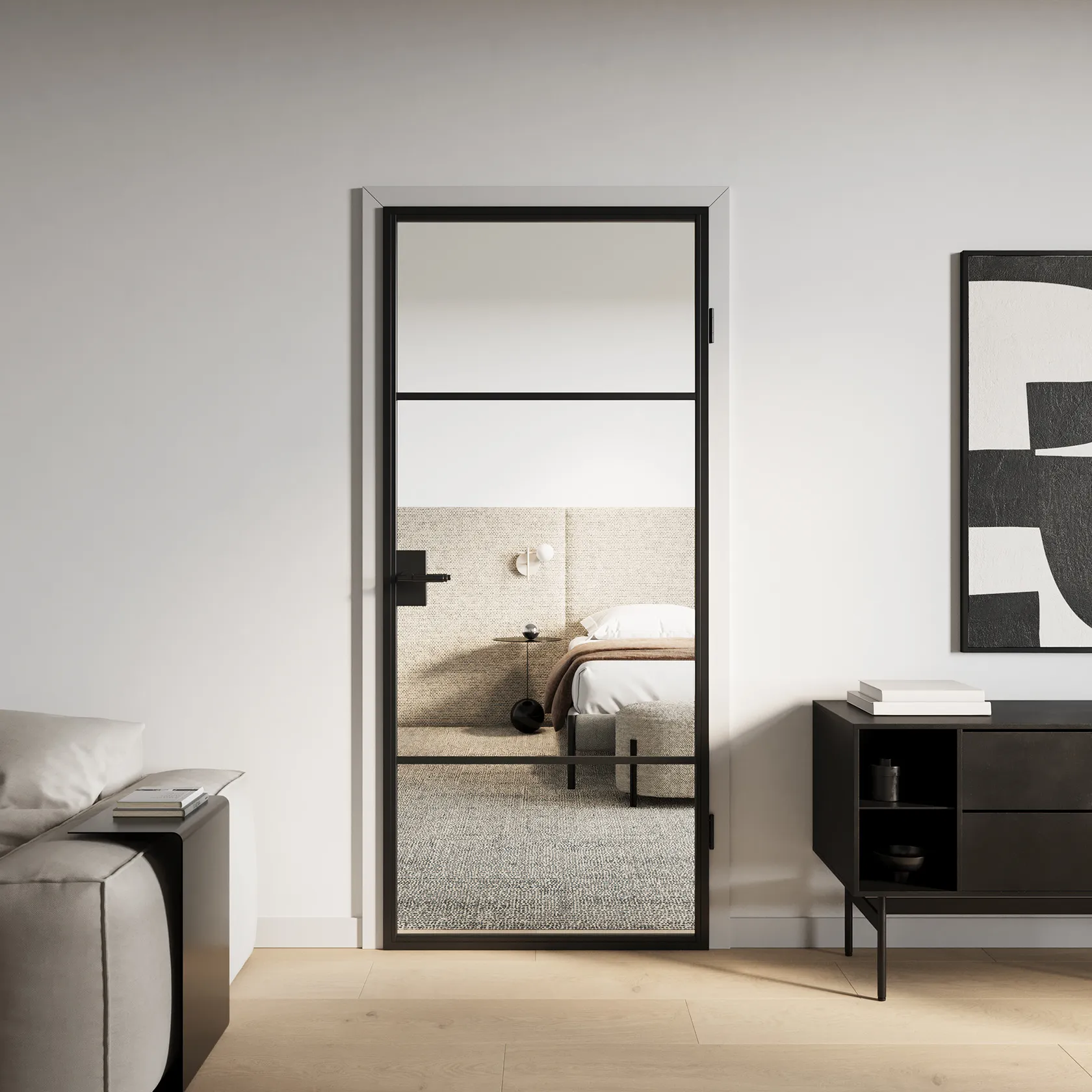 Stahl-Lofttür Smart Steel 9