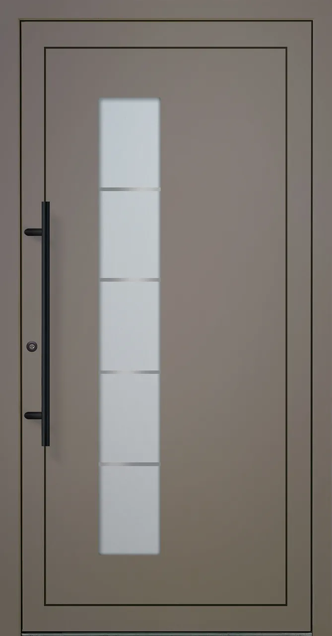 Aluminium-Haustür OptiDoor Power Blackline 38711P