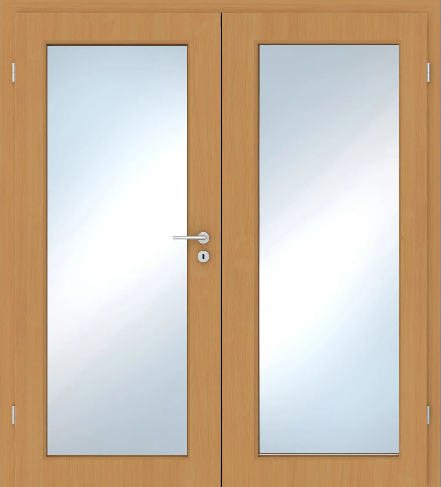 Doppelflügel-Innentür Laminato Buche CPL XXL-Lichtausschnitt