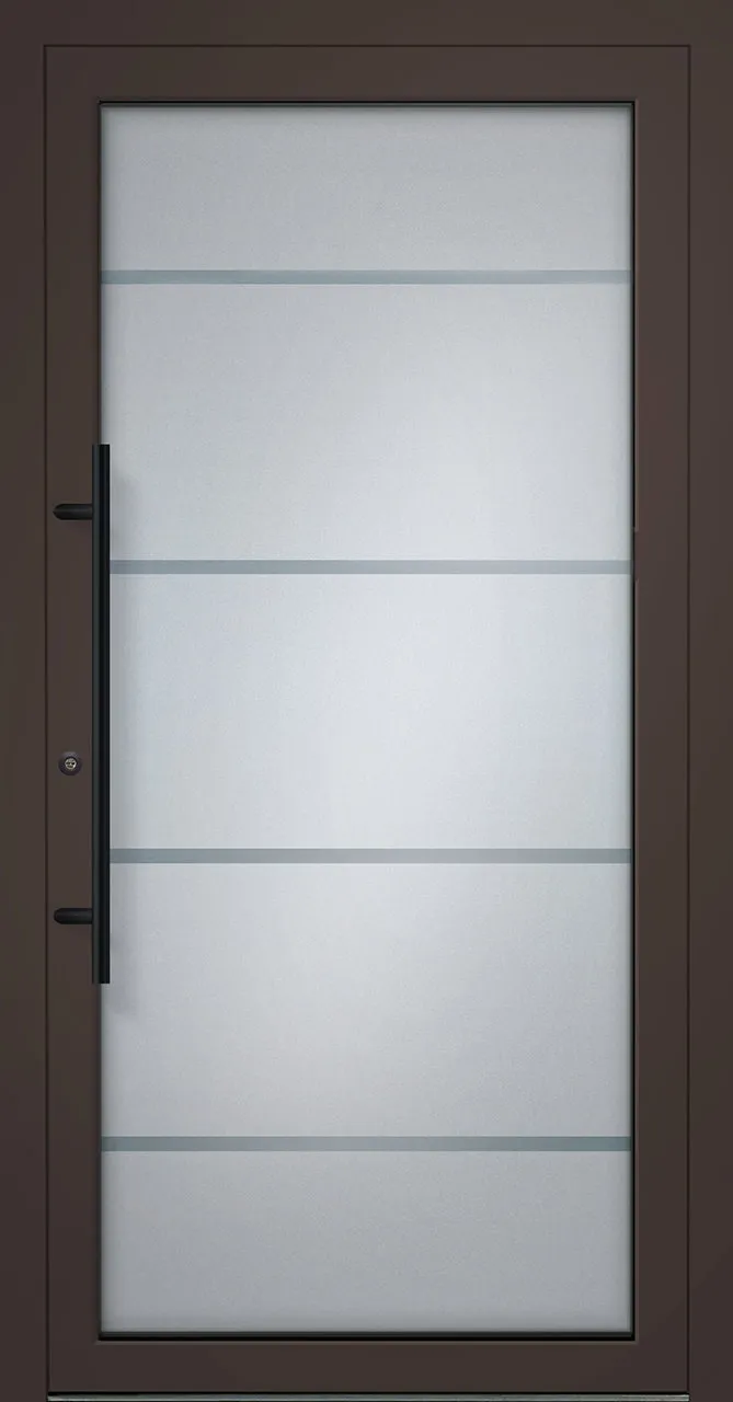 Aluminium-Haustür OptiDoor Power Blackline 38400P