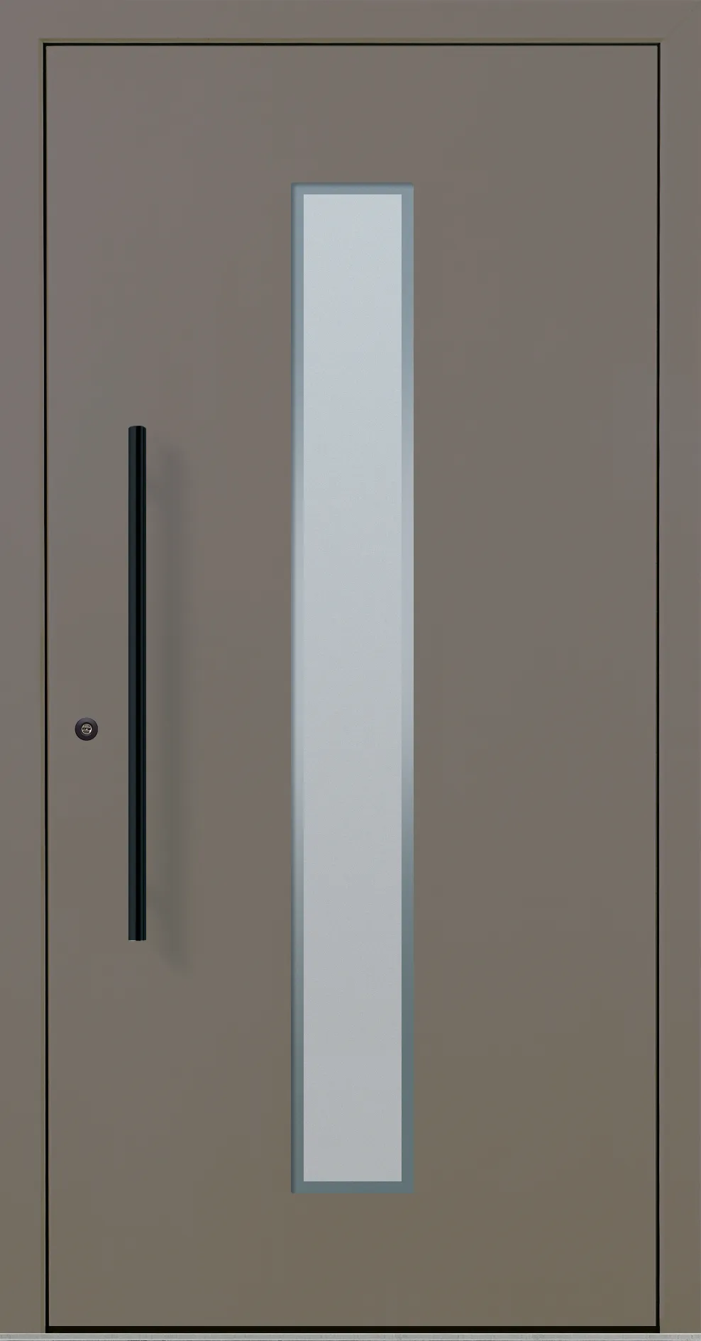 Aluminium-Haustür OptiDoor Blackline 32105D