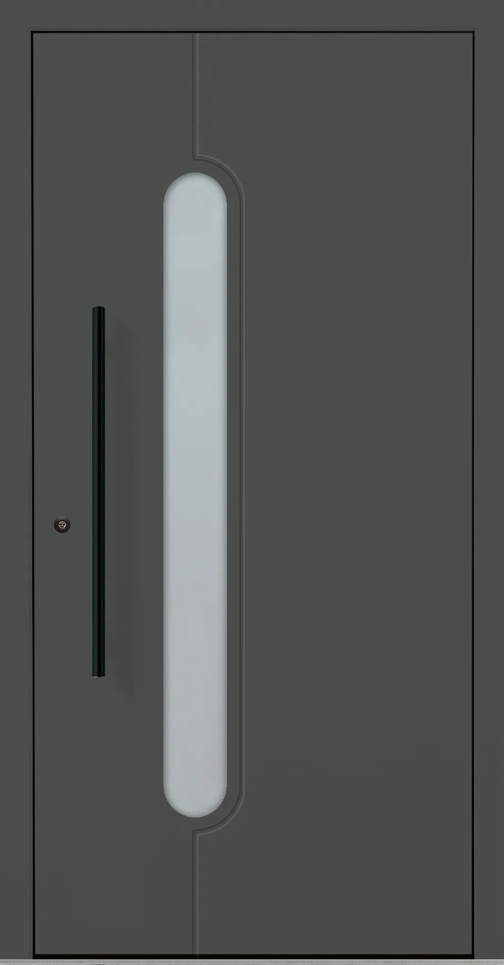 Aluminium-Haustür OptiDoor Blackline 32900D
