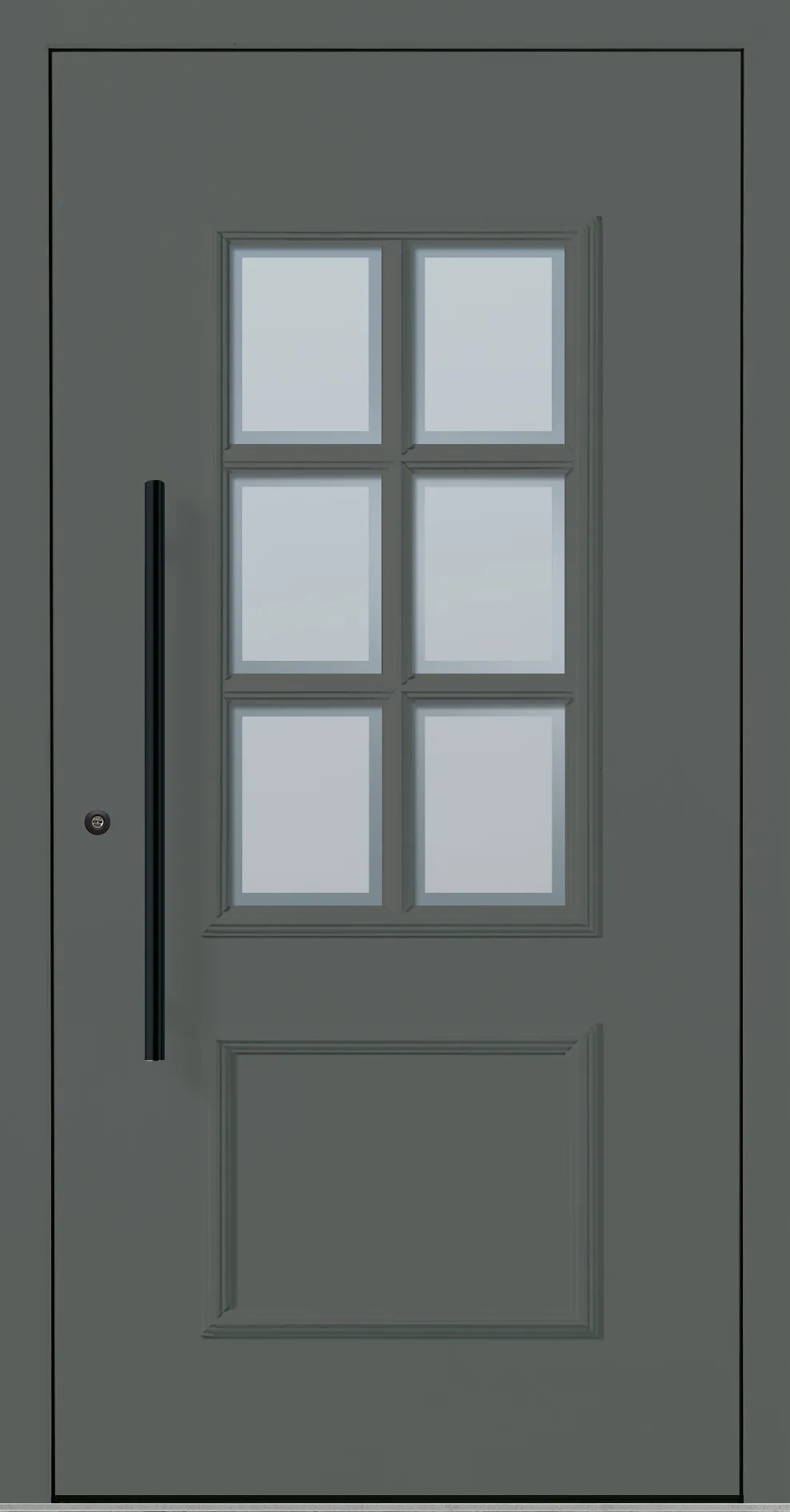 Aluminium-Haustür OptiDoor Blackline 31120D
