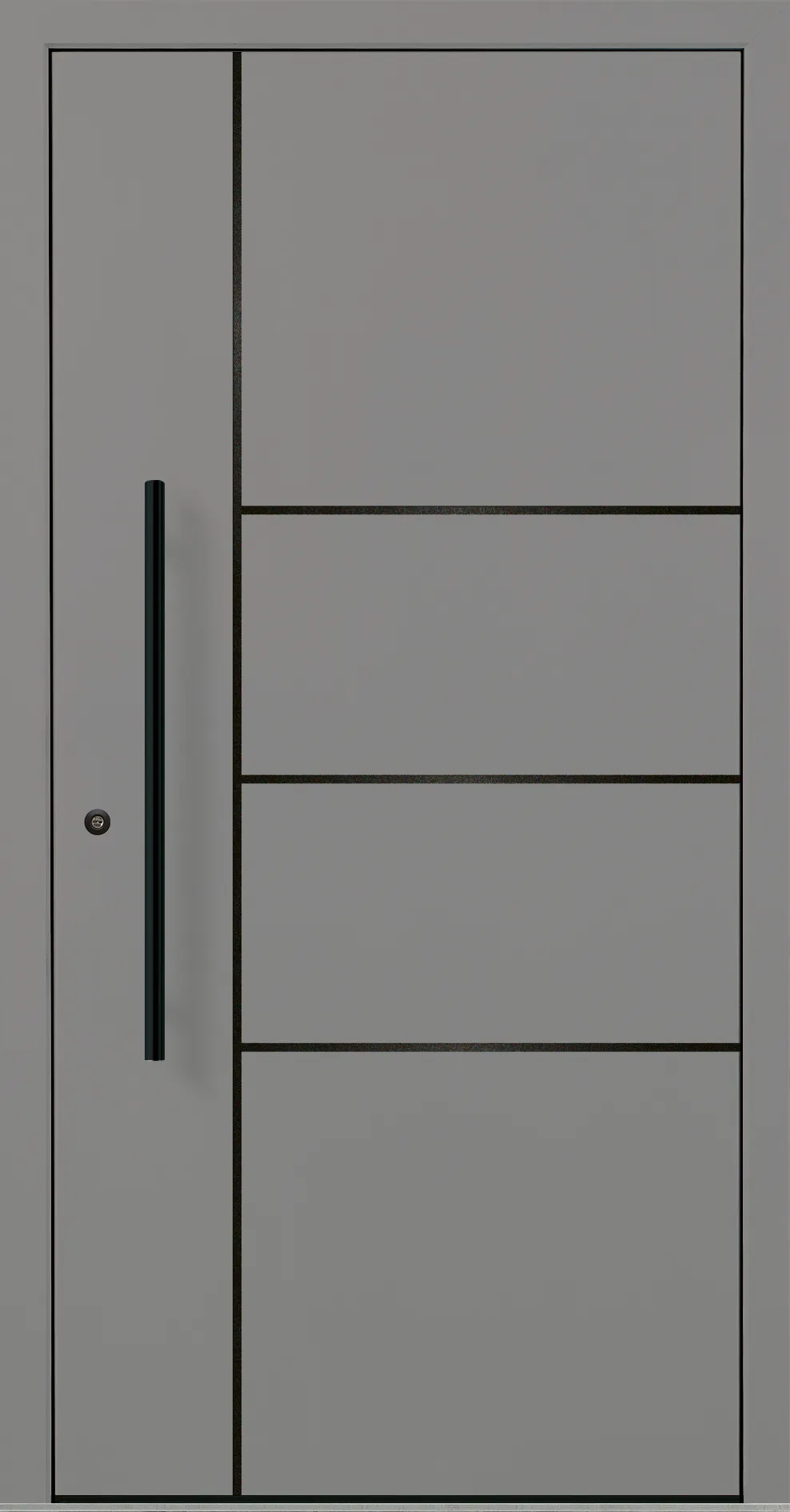 Aluminium-Haustür OptiDoor Blackline 30200D