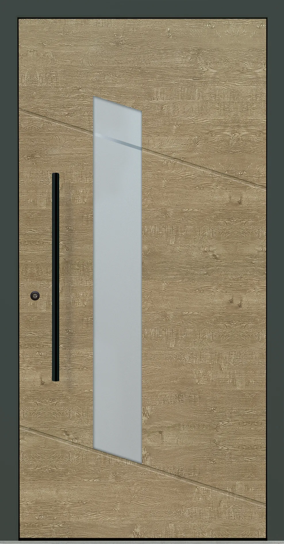 Aluminium-Haustür OptiDoor Blackline 32588D