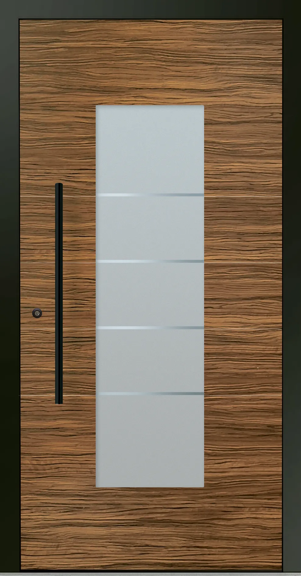 Aluminium-Haustür OptiDoor Blackline 30481D