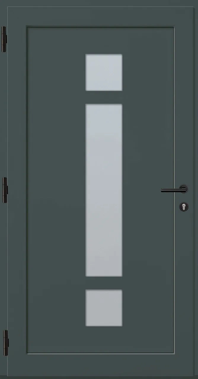 Aluminium-Haustür OptiDoor Power Blackline 38660P