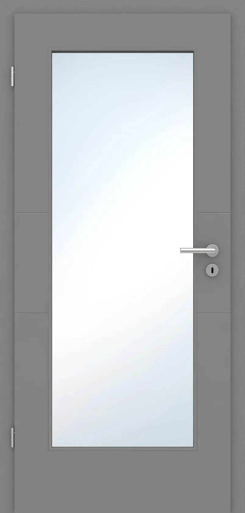Design-Innentür Grigio Linea 2-LA-XL Grau