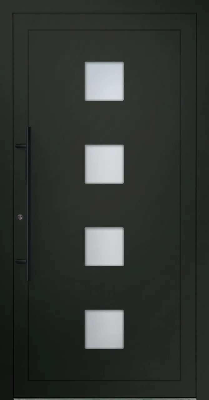 Aluminium-Haustür OptiDoor Power Blackline 38608P