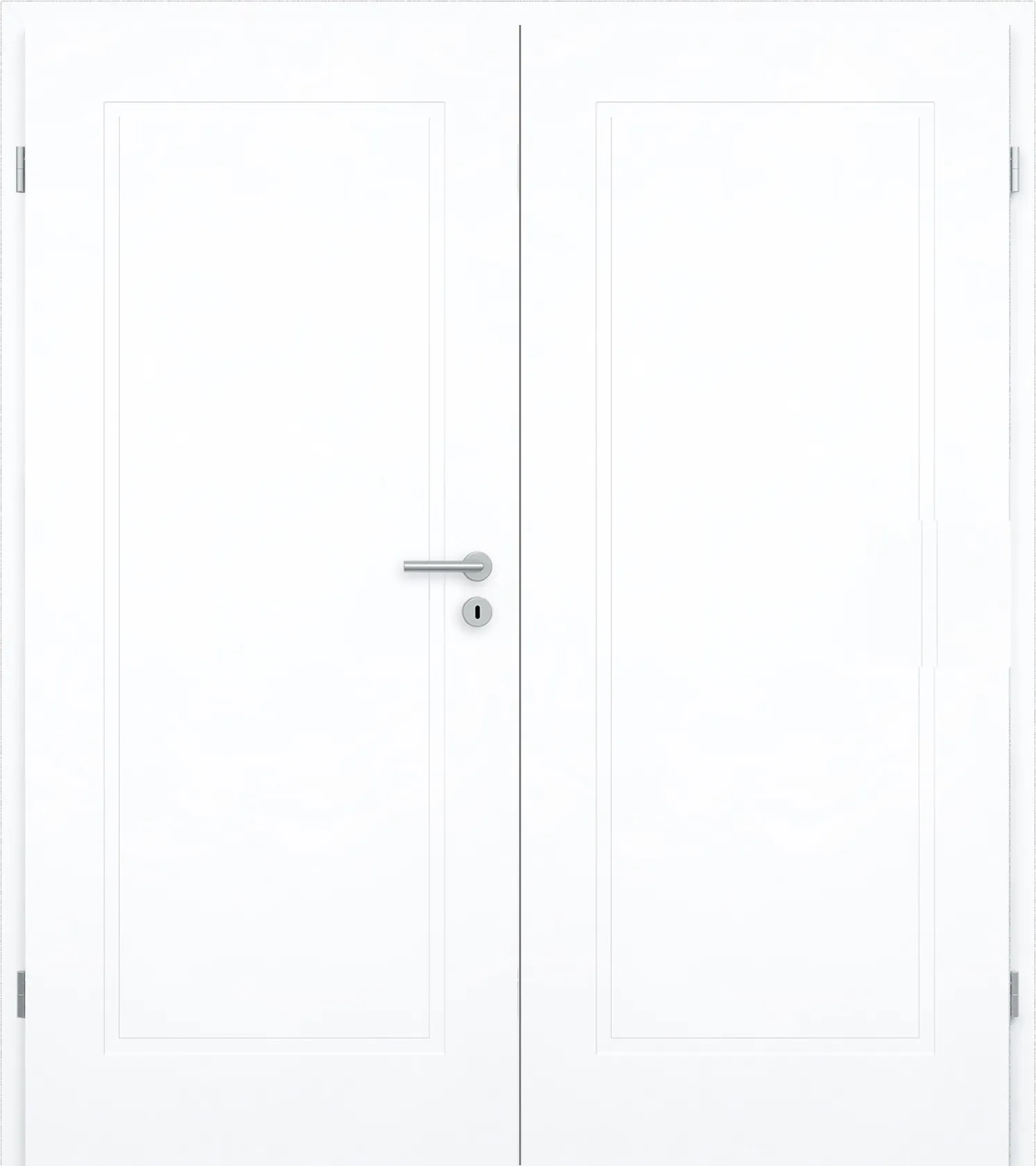 Doppelflügel-Kontur-Design-Innentür Artico Flair BS Weißlack neo