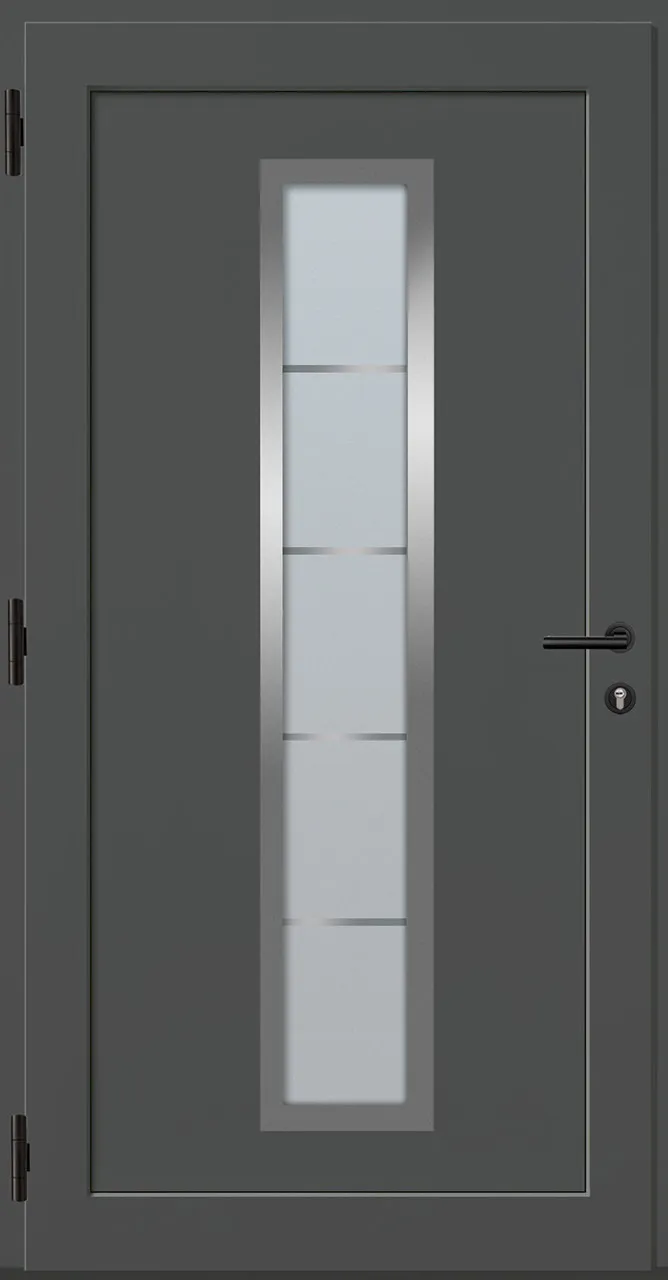 Aluminium-Haustür OptiDoor Power Blackline 38449P