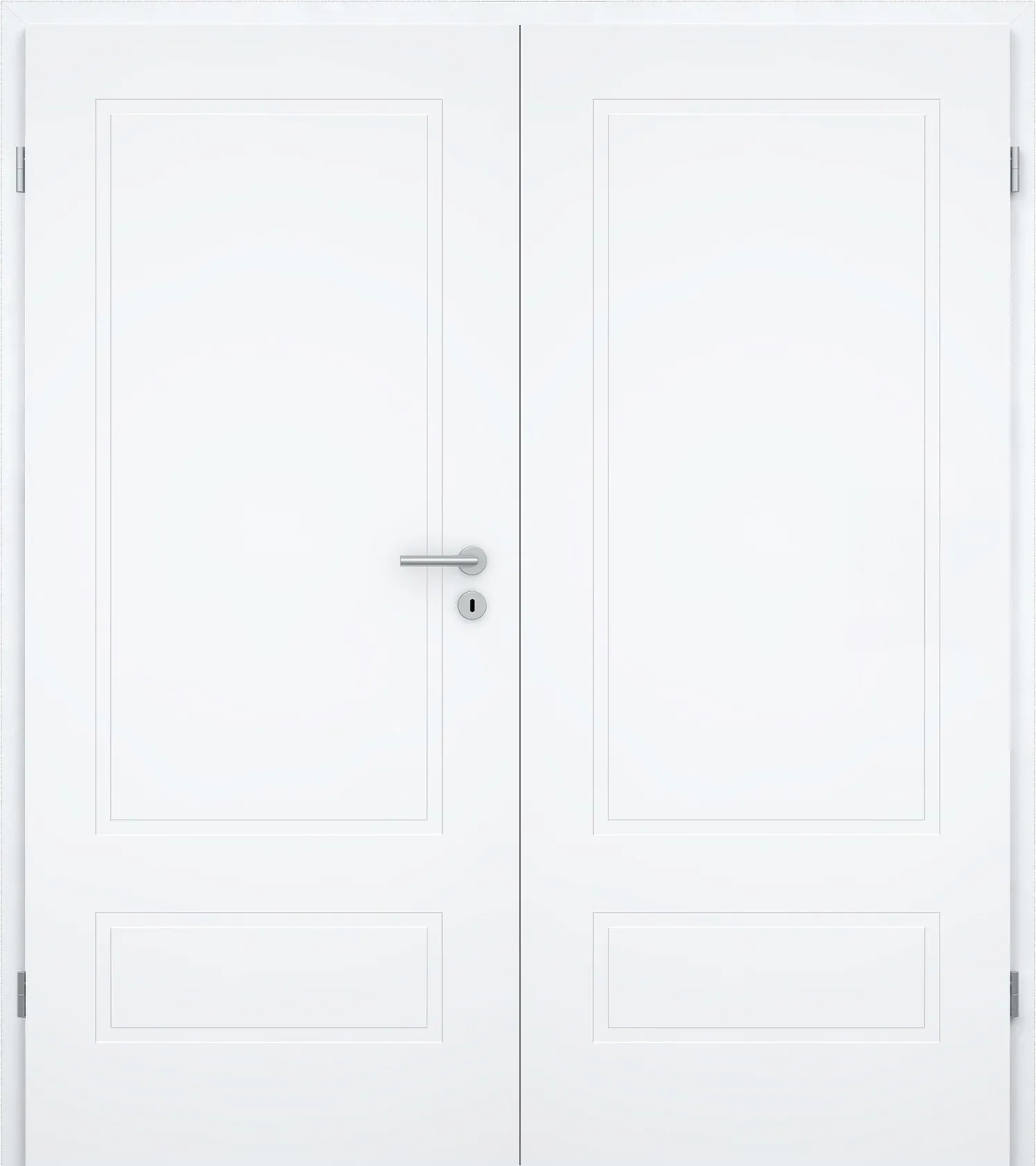 Doppelflügel-Kontur-Design-Innentür Blanco Flair 20FS Weißlack