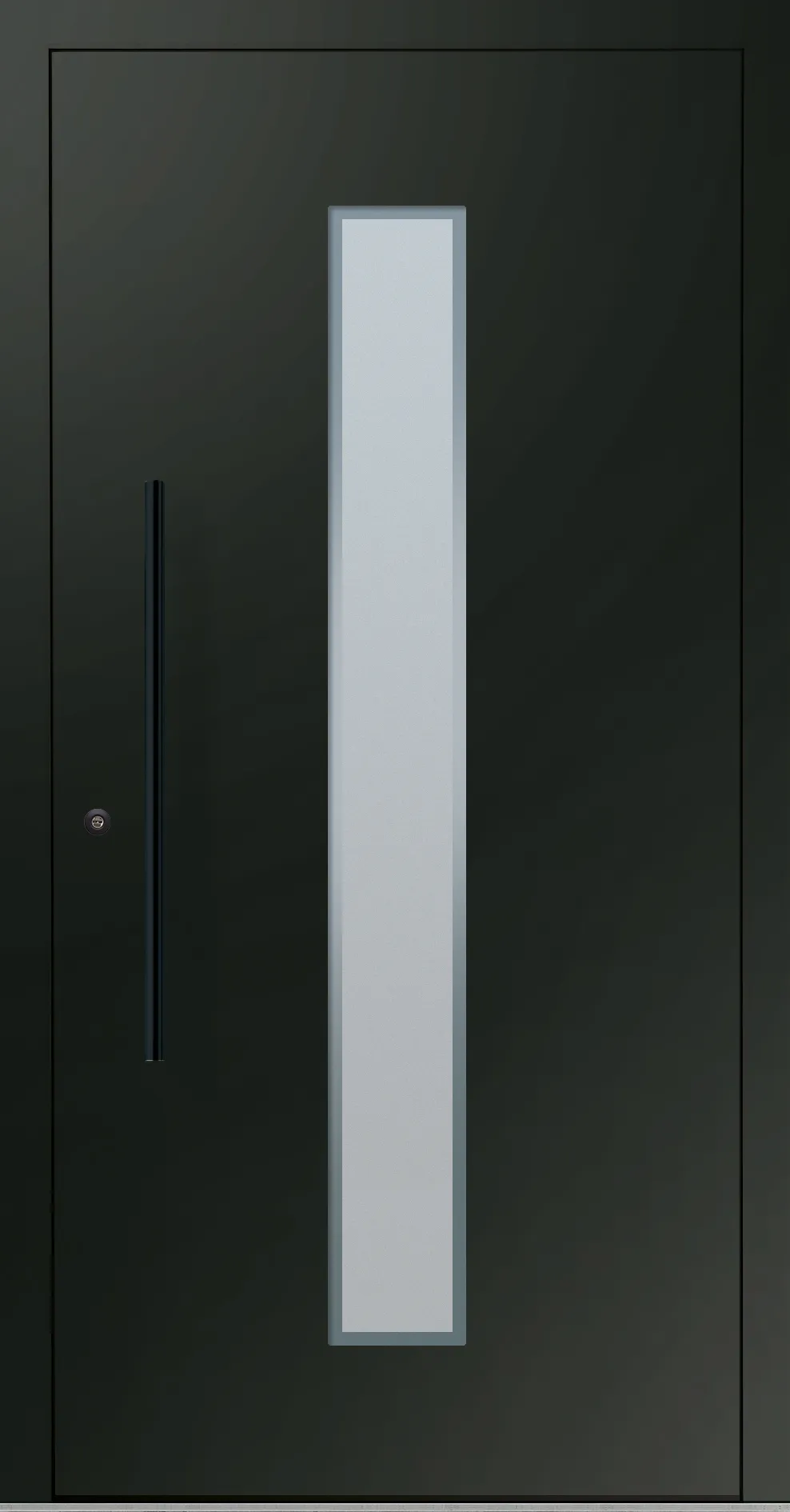 Aluminium-Haustür OptiDoor Blackline 32105D