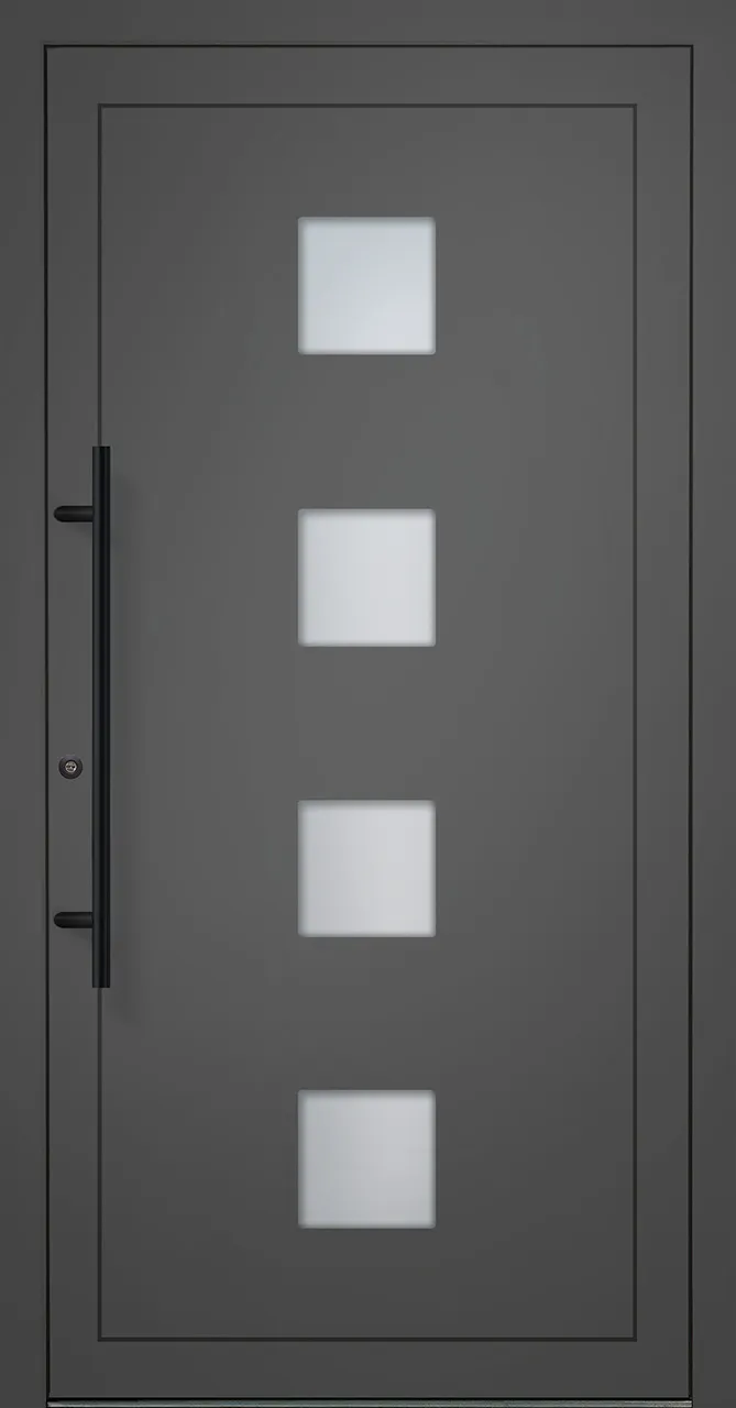 Aluminium-Haustür OptiDoor Power Blackline 38608P