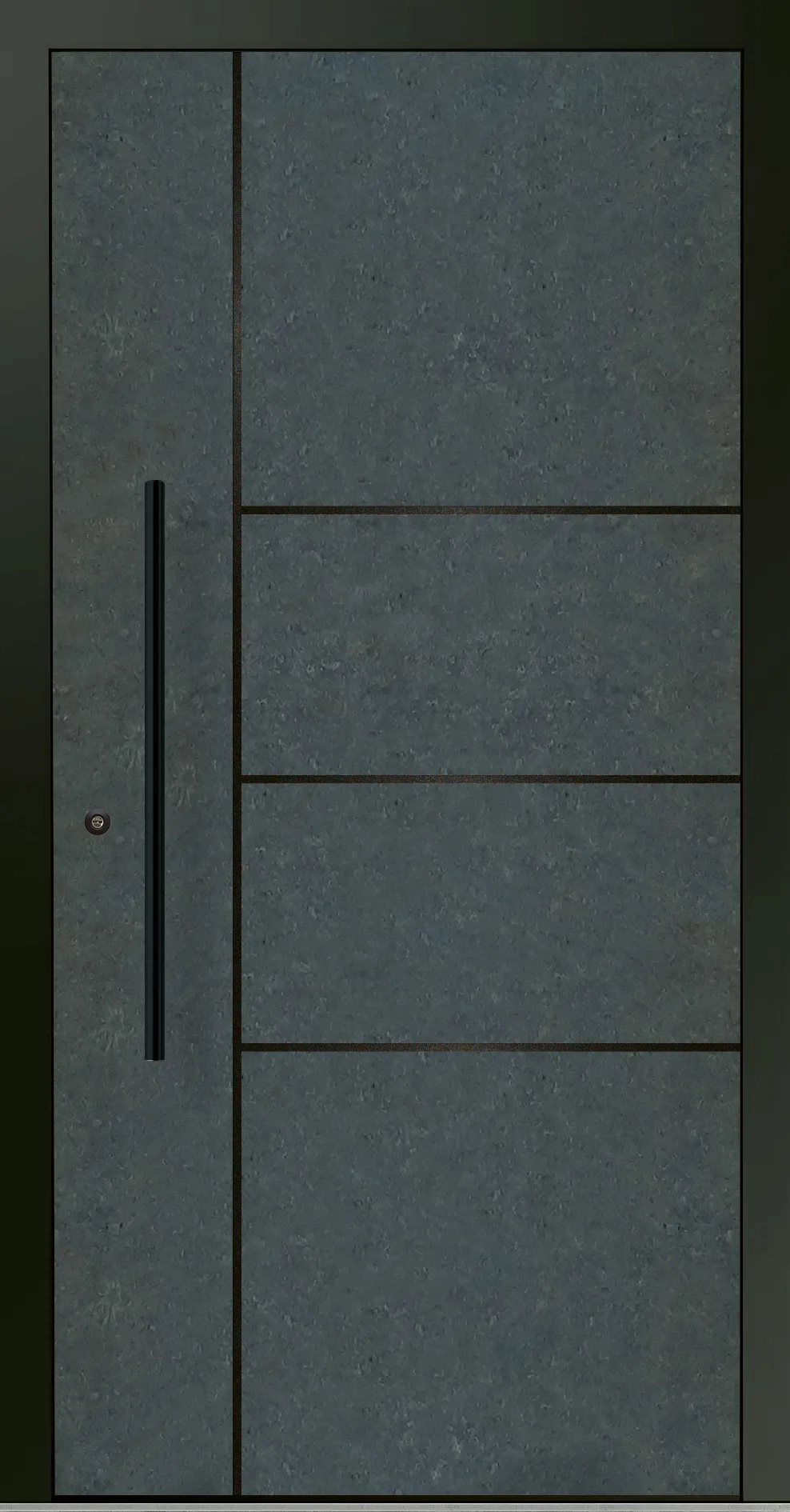Aluminium-Haustür OptiDoor Blackline 30200D