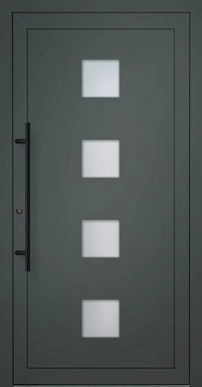 Aluminium-Haustür OptiDoor Power Blackline 38608P