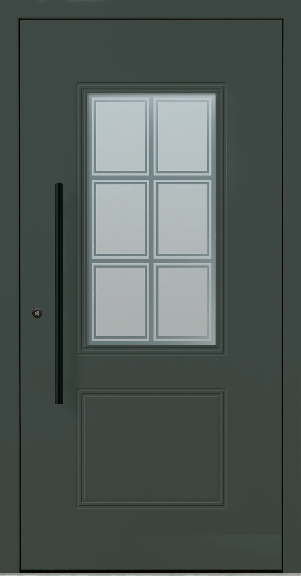 Aluminium-Haustür OptiDoor Blackline 32405D
