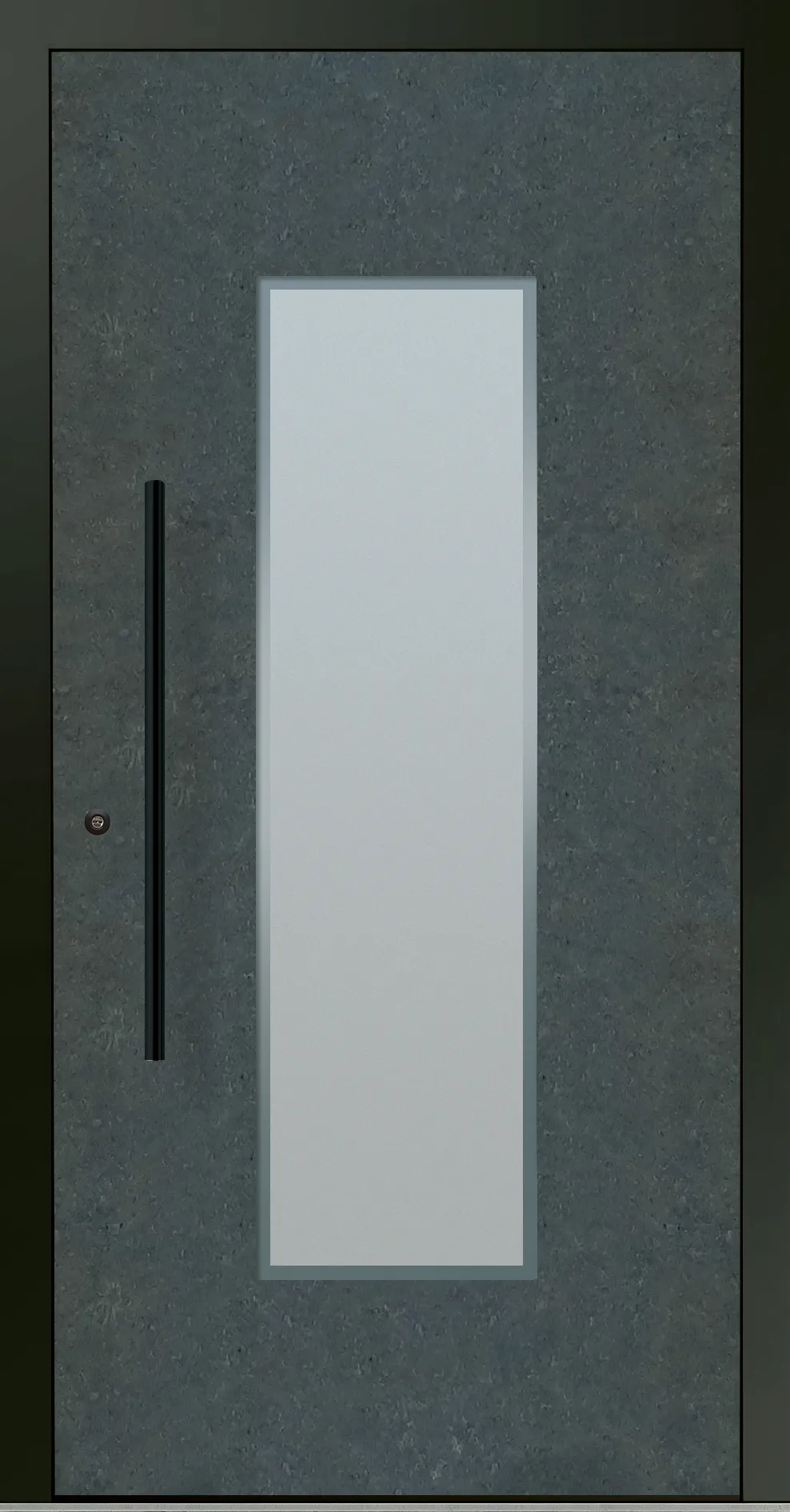 Aluminium-Haustür OptiDoor Blackline 30402D