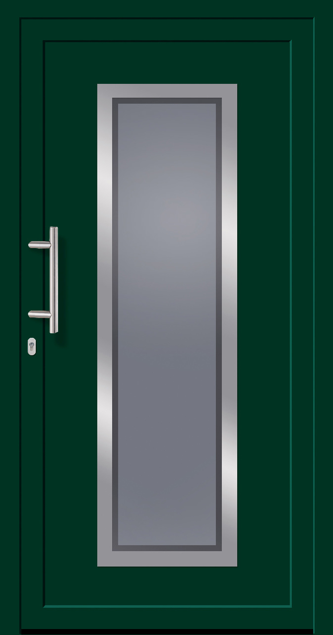 SecuDoor Power 11212P-3 Kunststoffhaustür Dunkelgrün