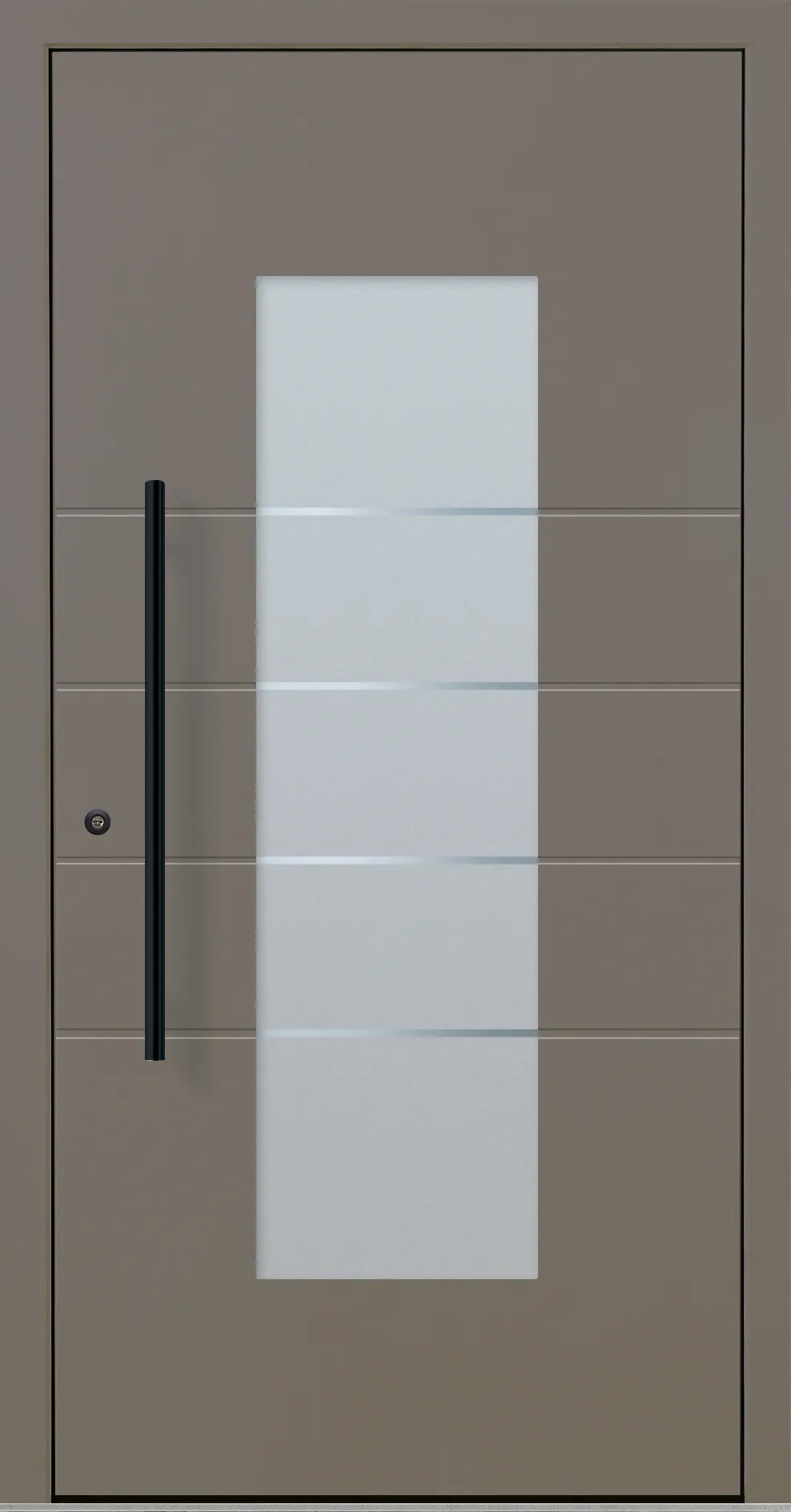 Aluminium-Haustür OptiDoor Blackline 30481D