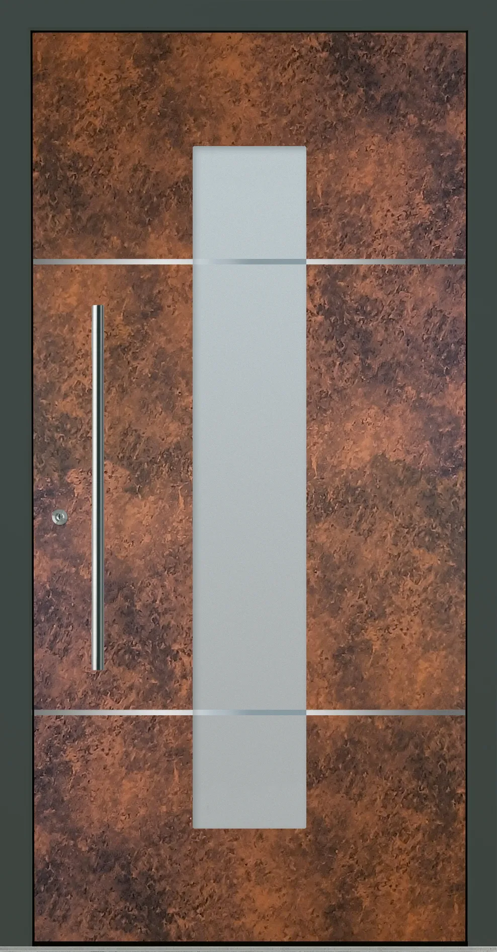 Aluminium-Haustür OptiDoor Design 32112D