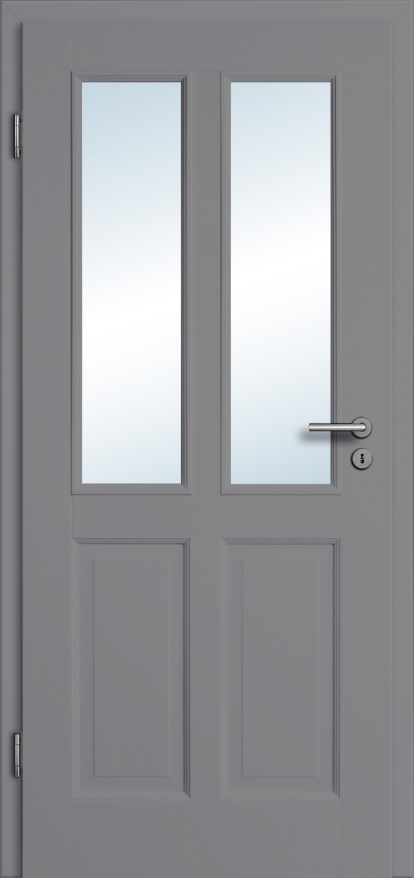Stil-Innentür Grigio Premium 6FS Grau