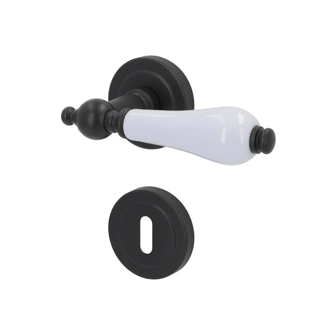 Türgriff Eleganto 557 Schwarz/weiß