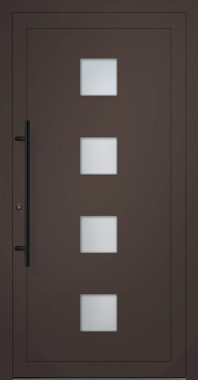 Aluminium-Haustür OptiDoor Power Blackline 38608P