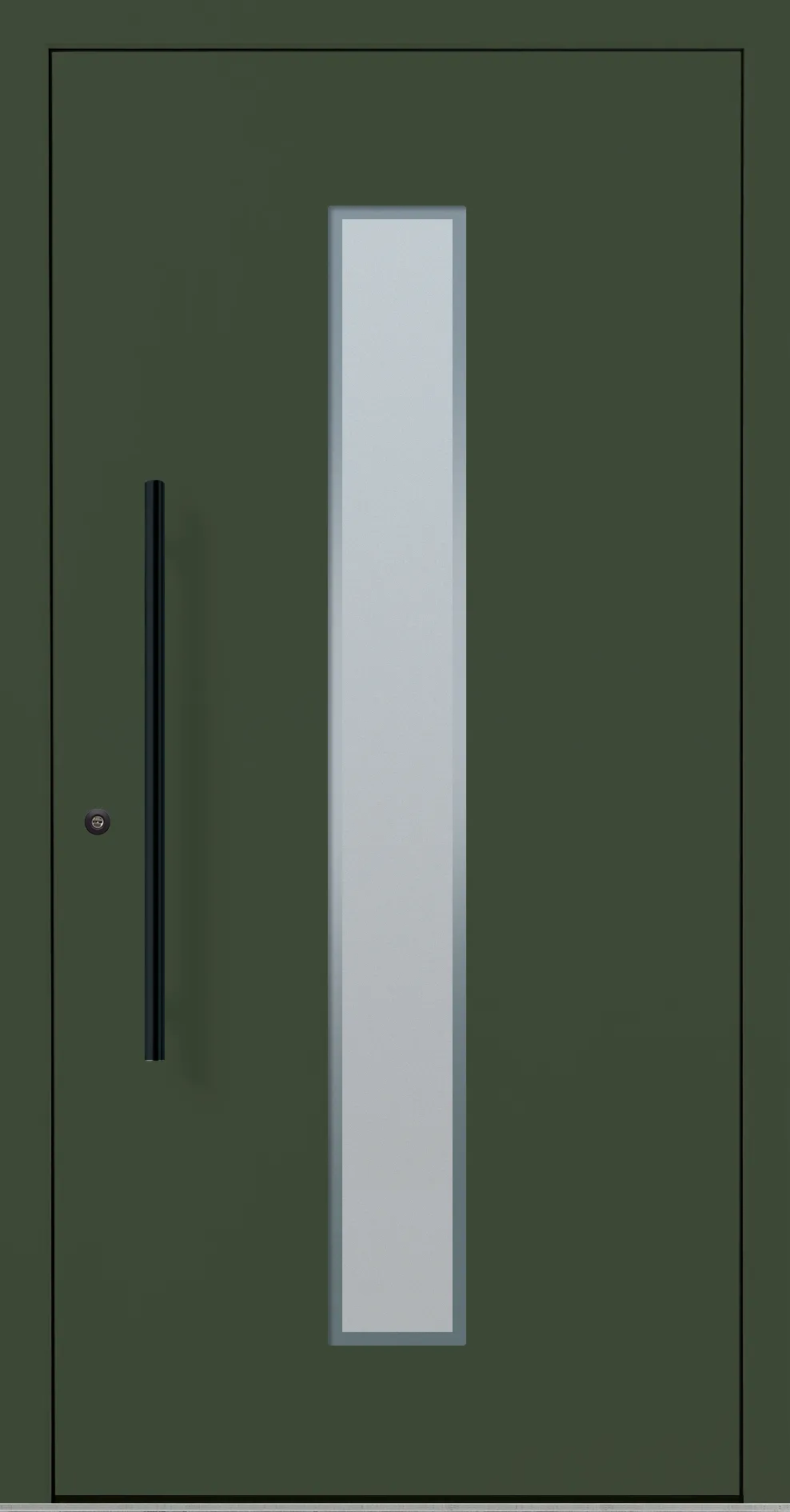 Aluminium-Haustür OptiDoor Blackline 32105D