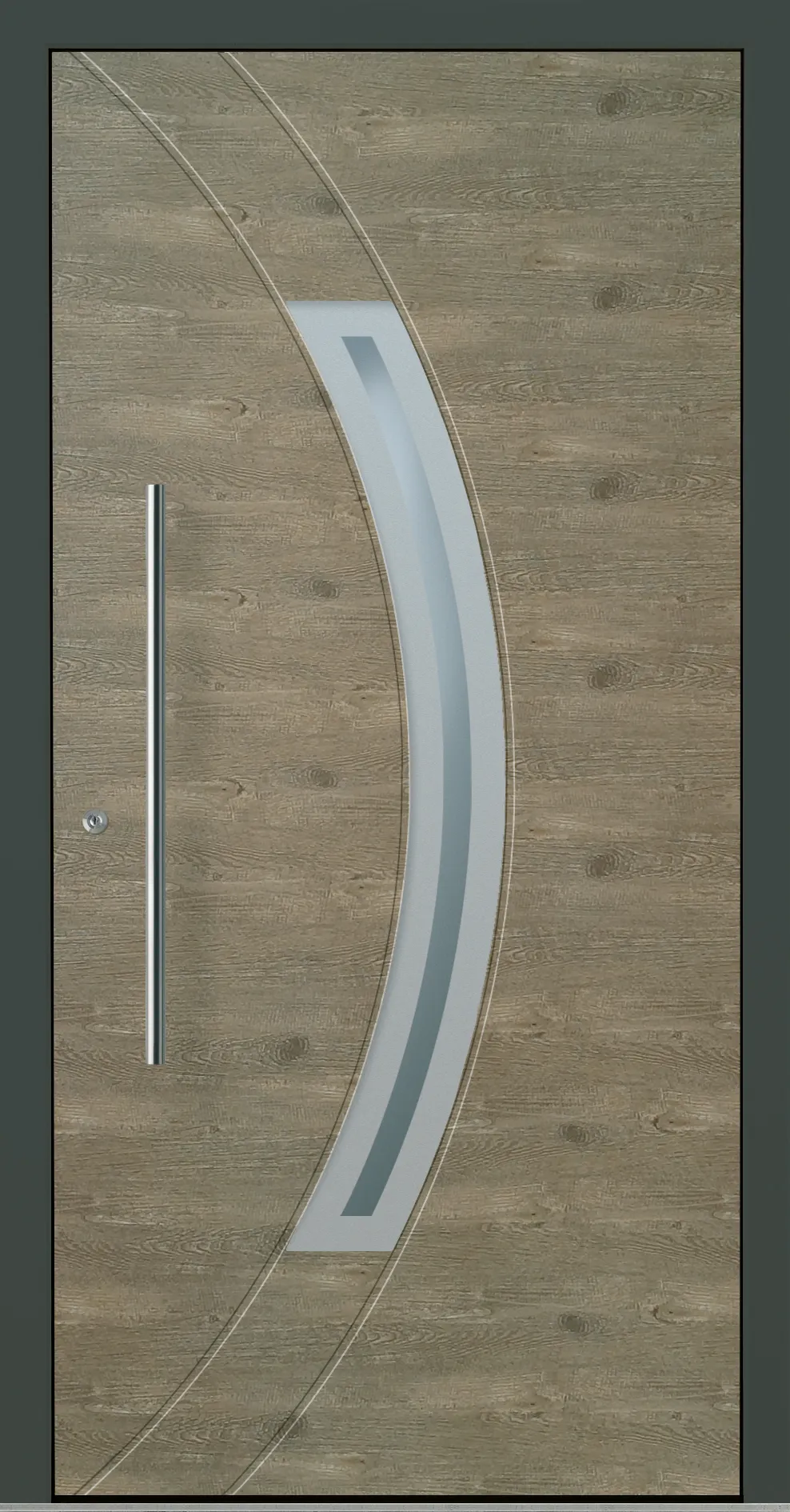 Aluminium-Haustür OptiDoor Design 32110D