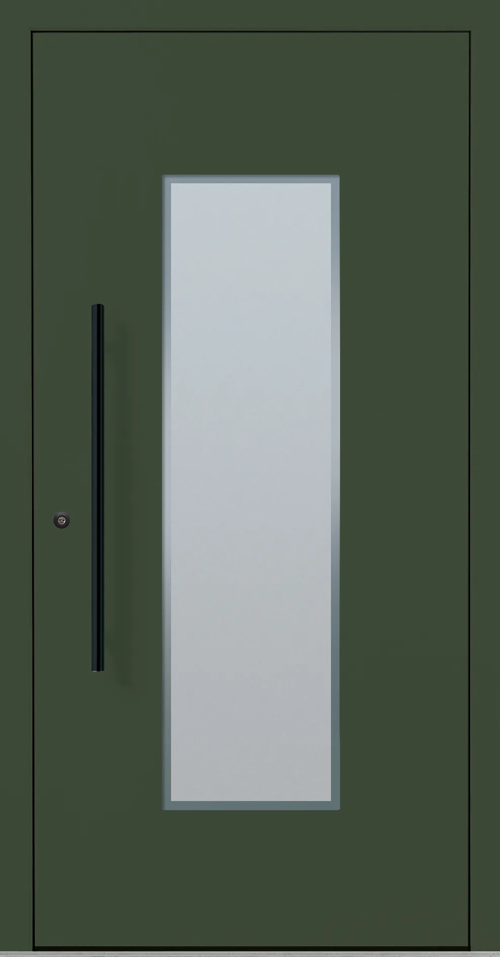 Aluminium-Haustür OptiDoor Blackline 30402D