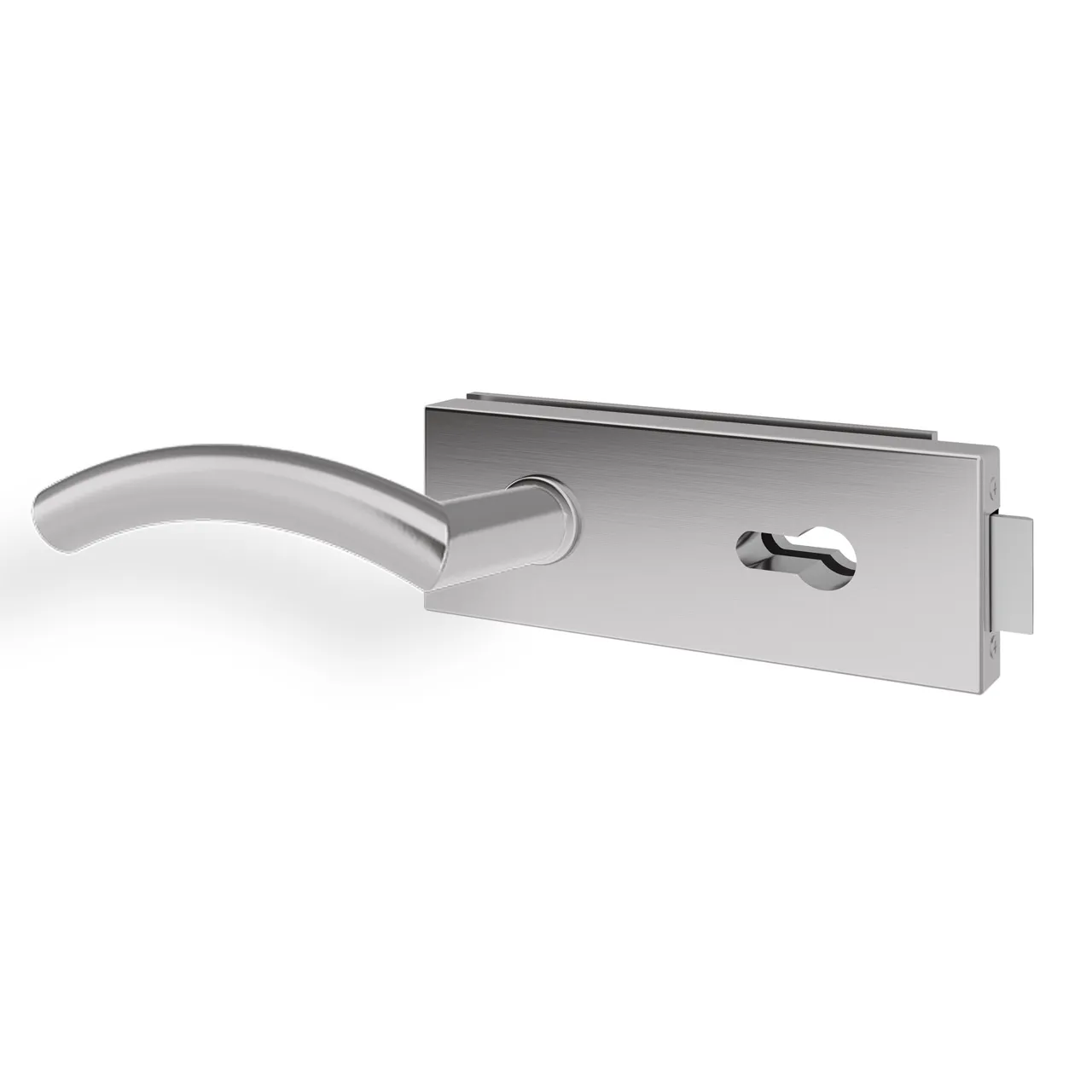 Glastürgriff Eleganto 7GE Edelstahl inkl. Set Bänder