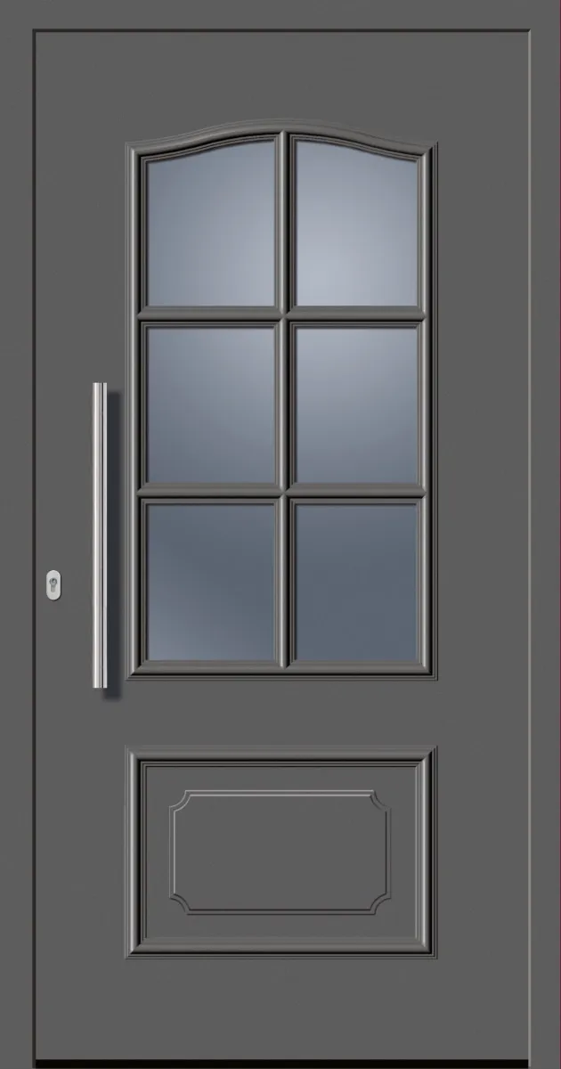 SecuDoor Design 11020D Kunststoffhaustür Basaltgrau