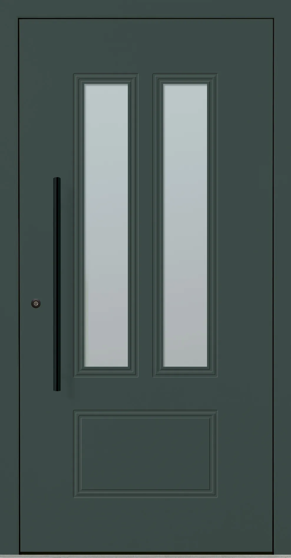 Aluminium-Haustür OptiDoor Blackline 32650D