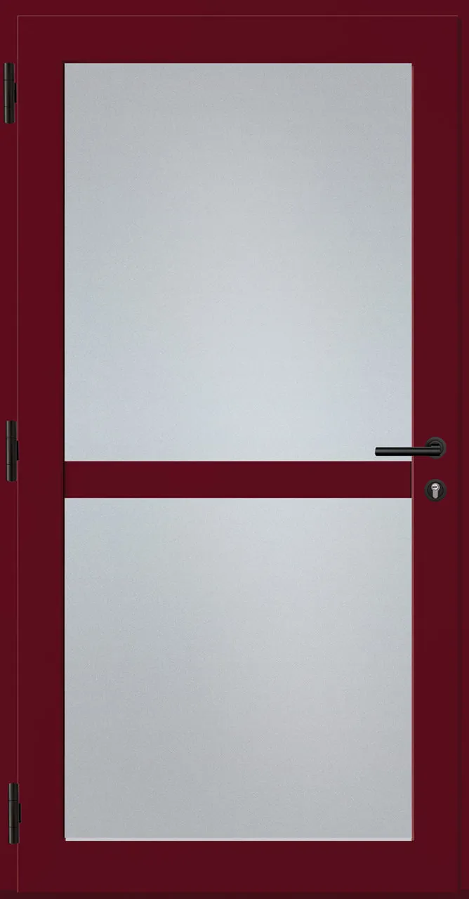 Aluminium-Haustür OptiDoor Power Blackline 38001P