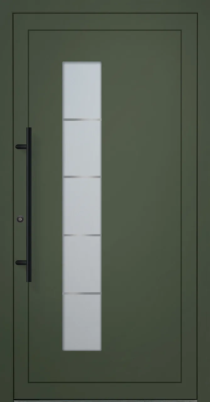 Aluminium-Haustür OptiDoor Power Blackline 38711P