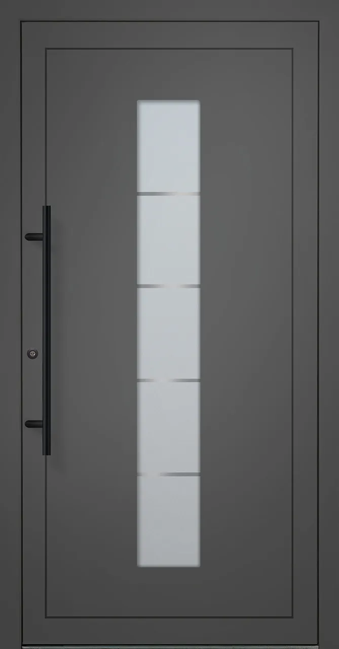 Aluminium-Haustür OptiDoor Power Blackline 38441P