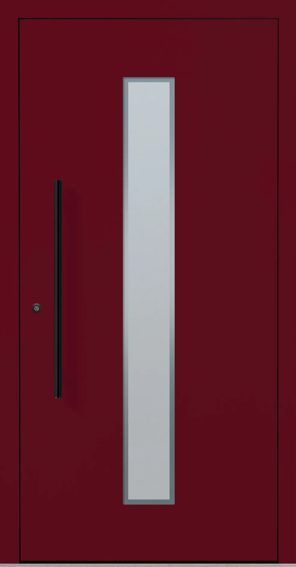 Aluminium-Haustür OptiDoor Blackline 32105D