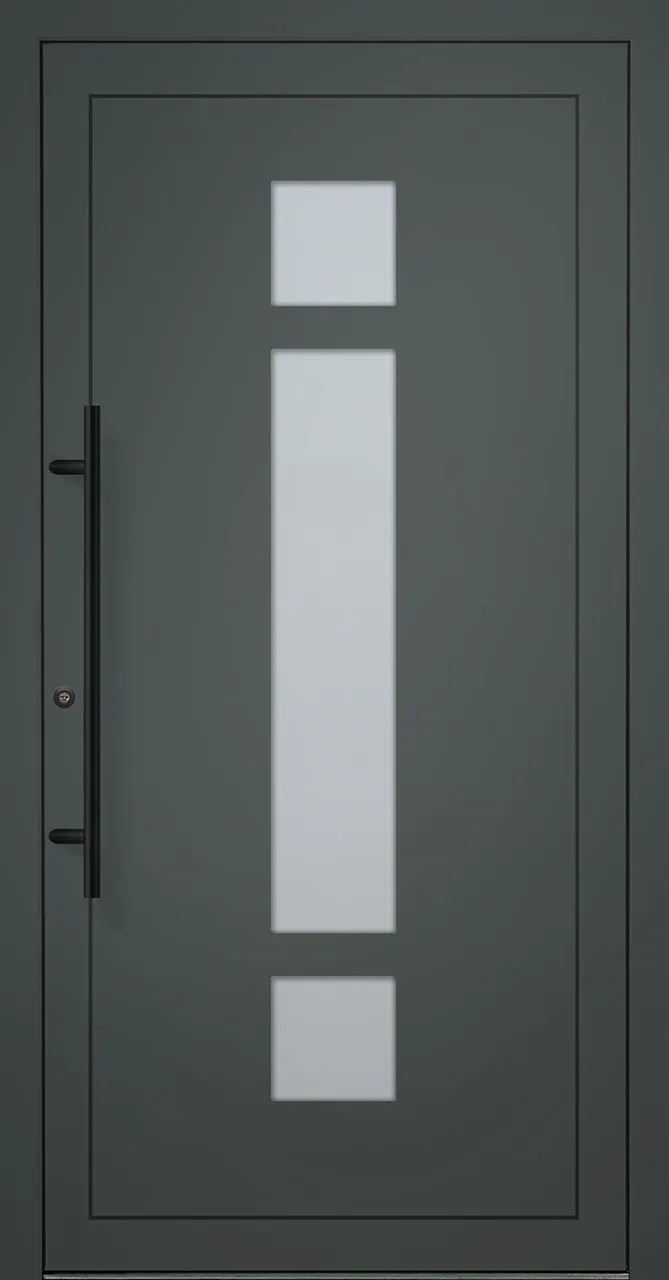 Aluminium-Haustür OptiDoor Power Blackline 38660P